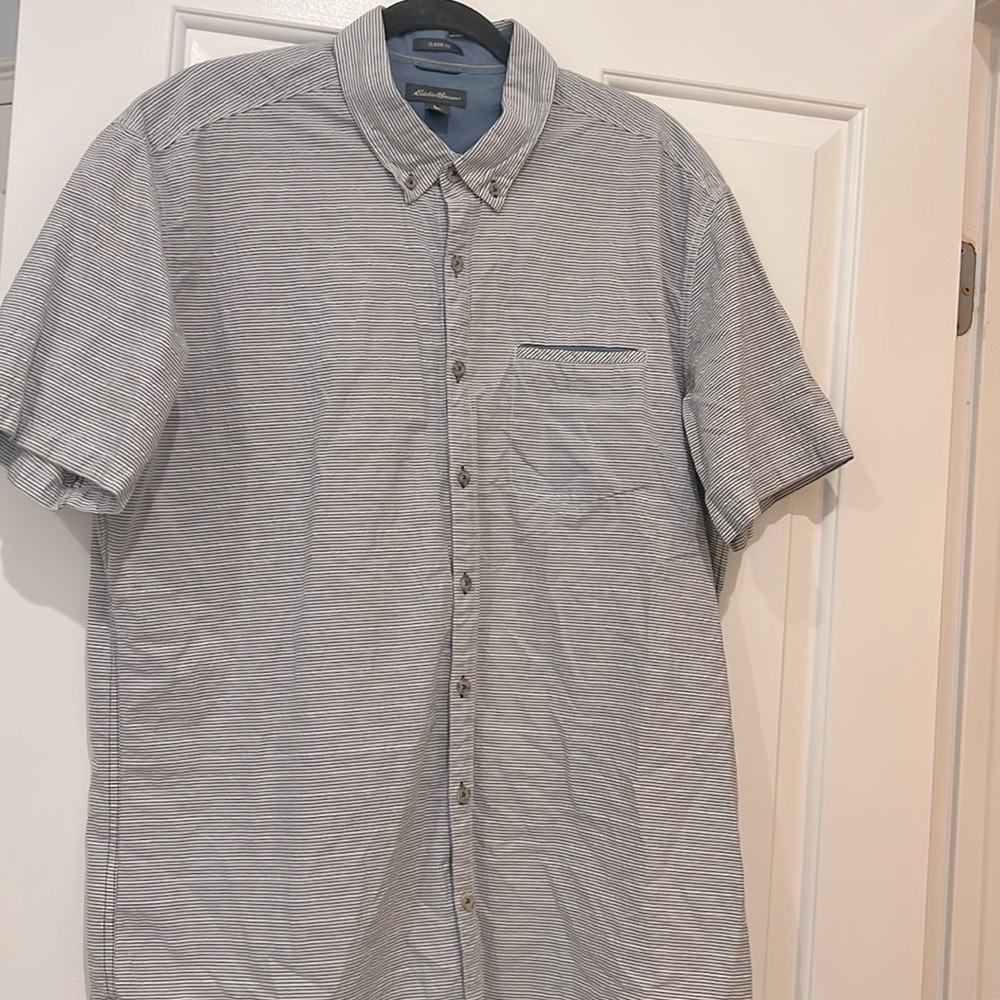 Eddie Bauer short sleeve button down shirt